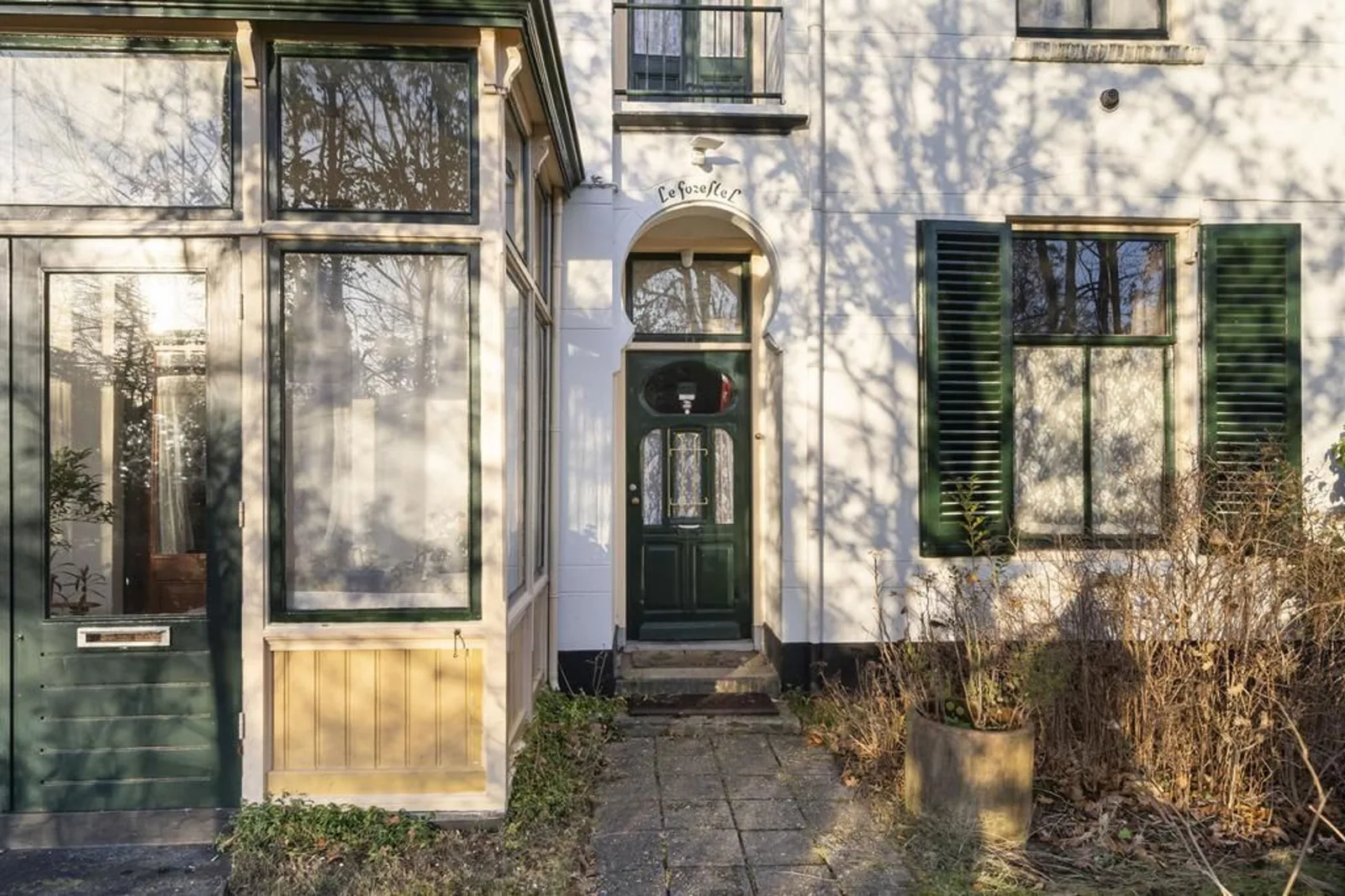 Huize Le Forestel, Baarn – de portiek