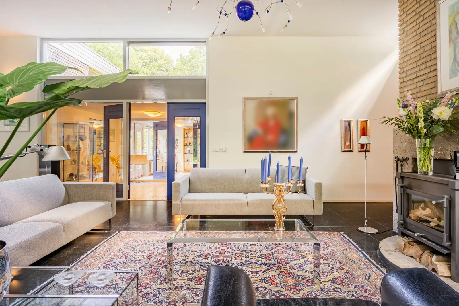 Rietveld-bungalow Folgeralaan 13, Drachten – de verhoogde woonkamer