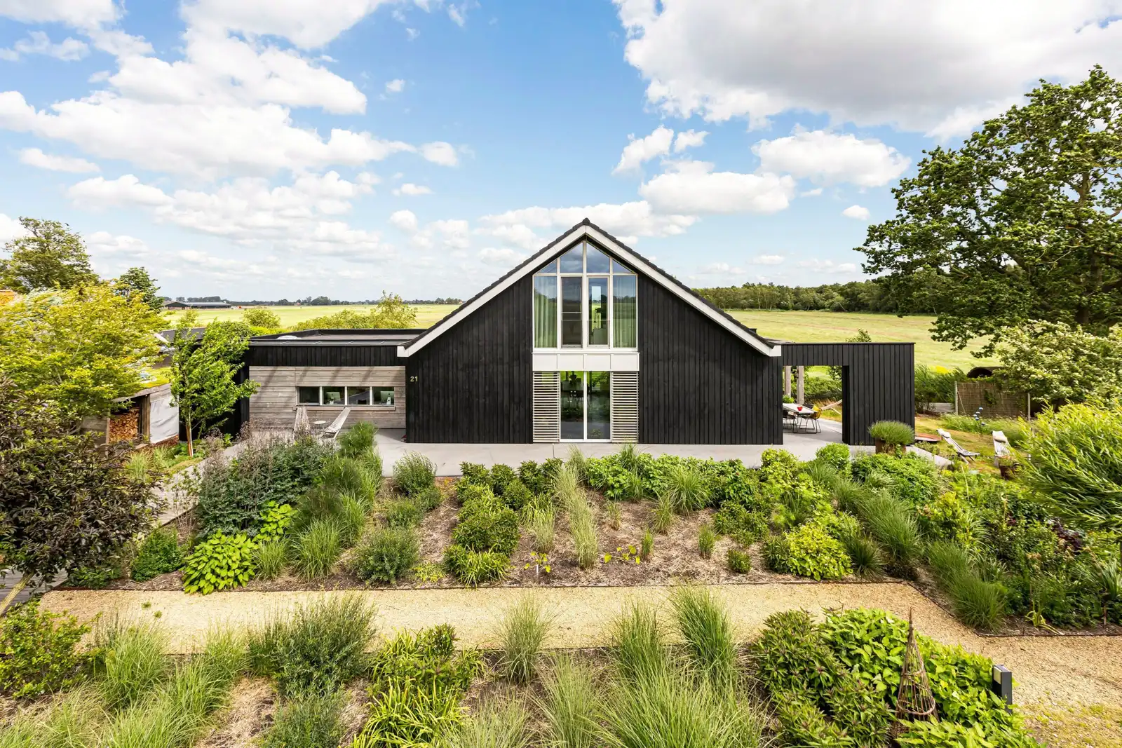 Architectuurwoning, Langelille – het huis in het open land