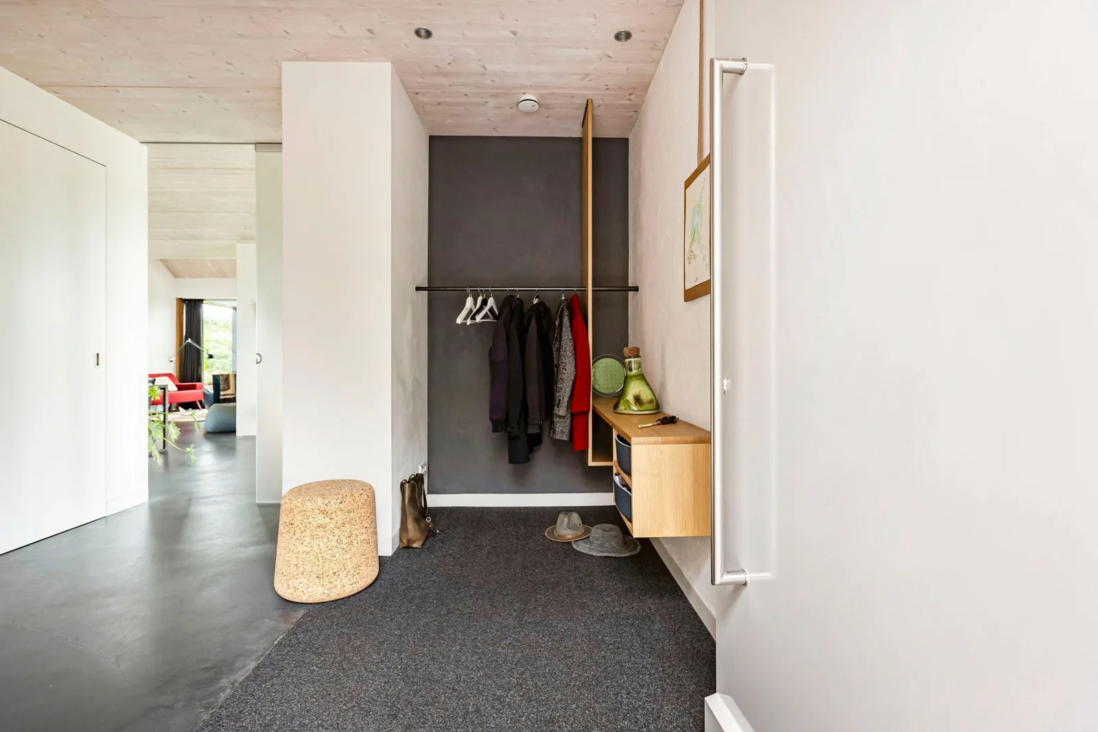 Architectuurwoning, Langelille – de hal