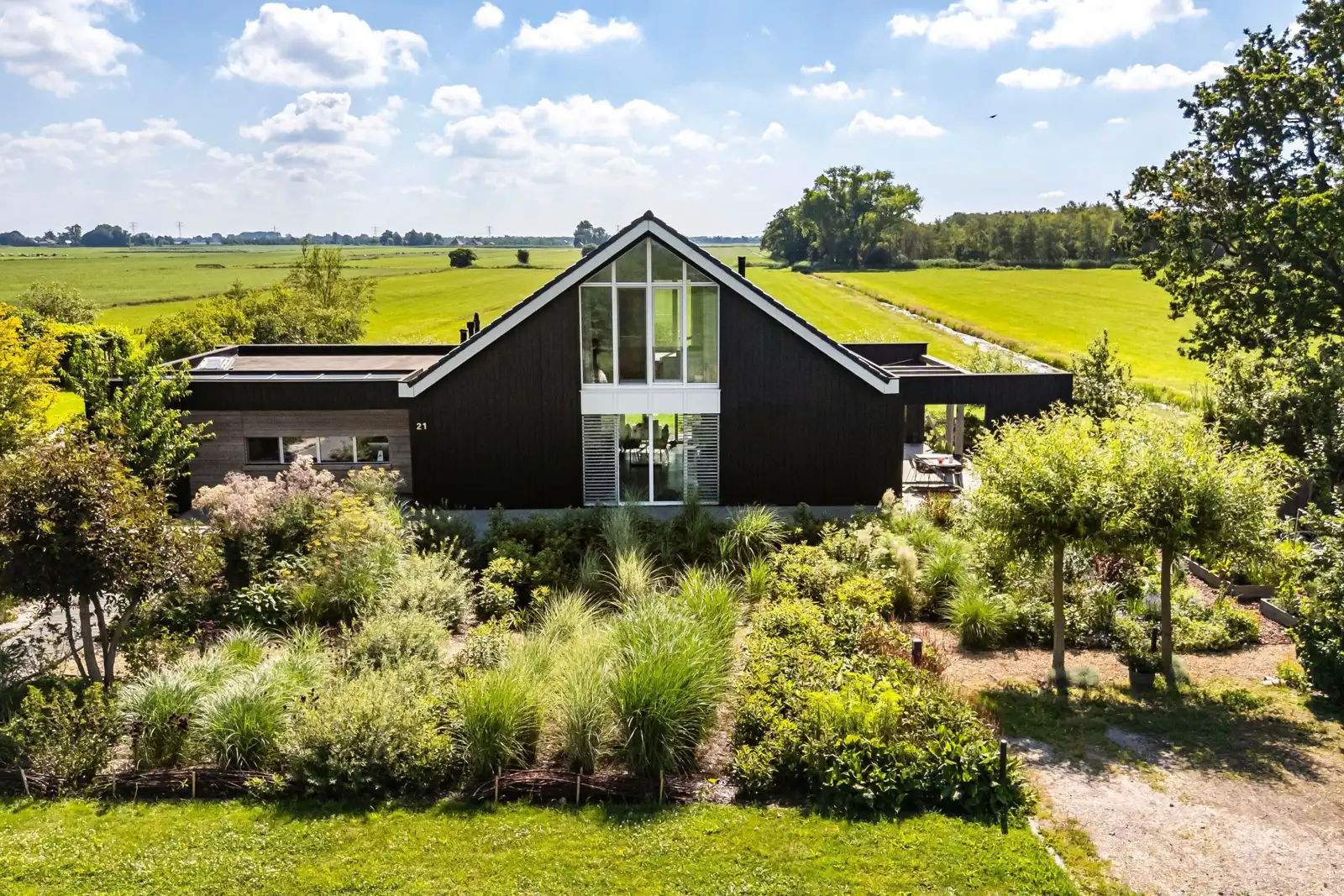 Architectuurwoning, Langelille – het huis achter de beplanting