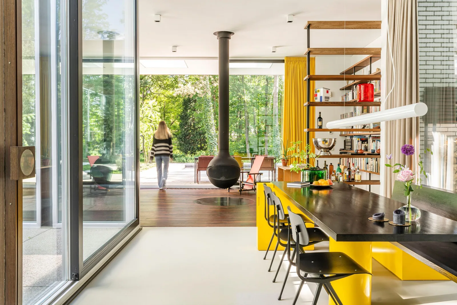 Woonhuis Bosschaert, Laren – woonkamer