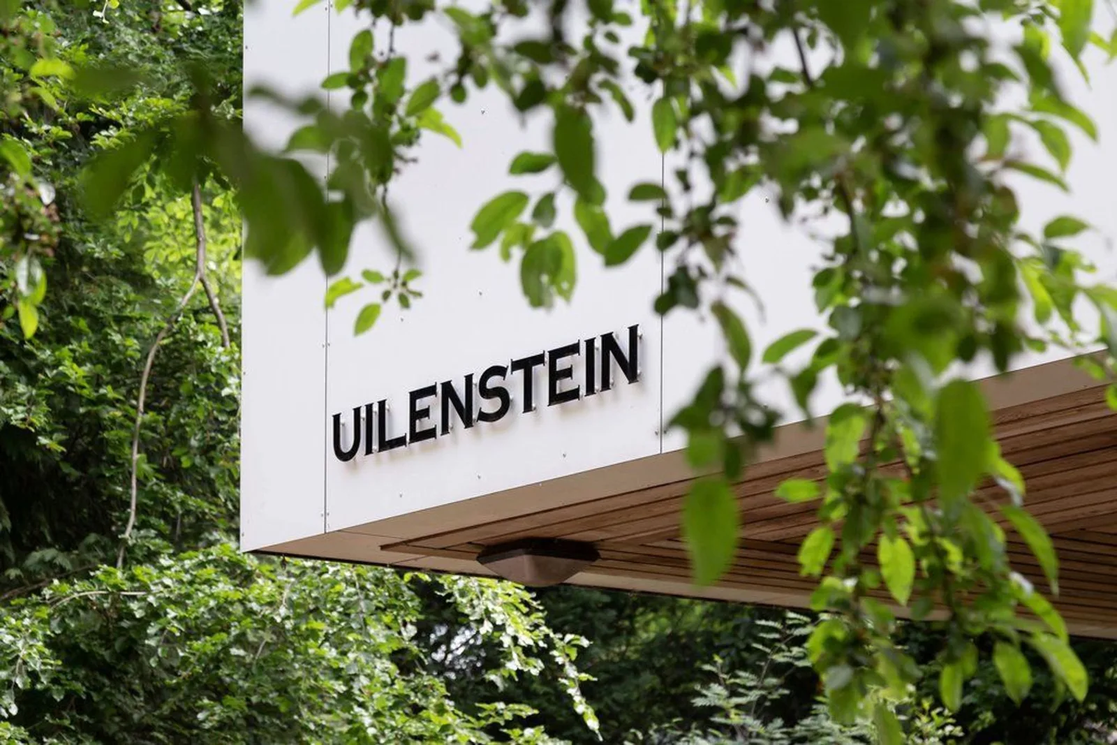 Villa Uilenstein, Leersum – naambord Uilenstein