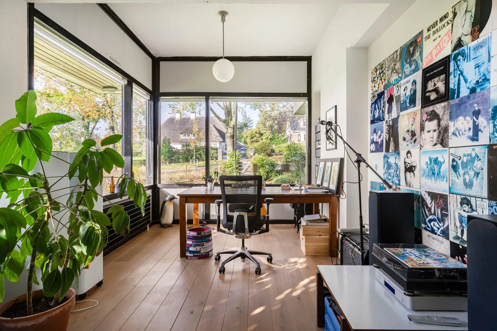 Villa Uilenstein, Leersum – werkkamer aan de tuin