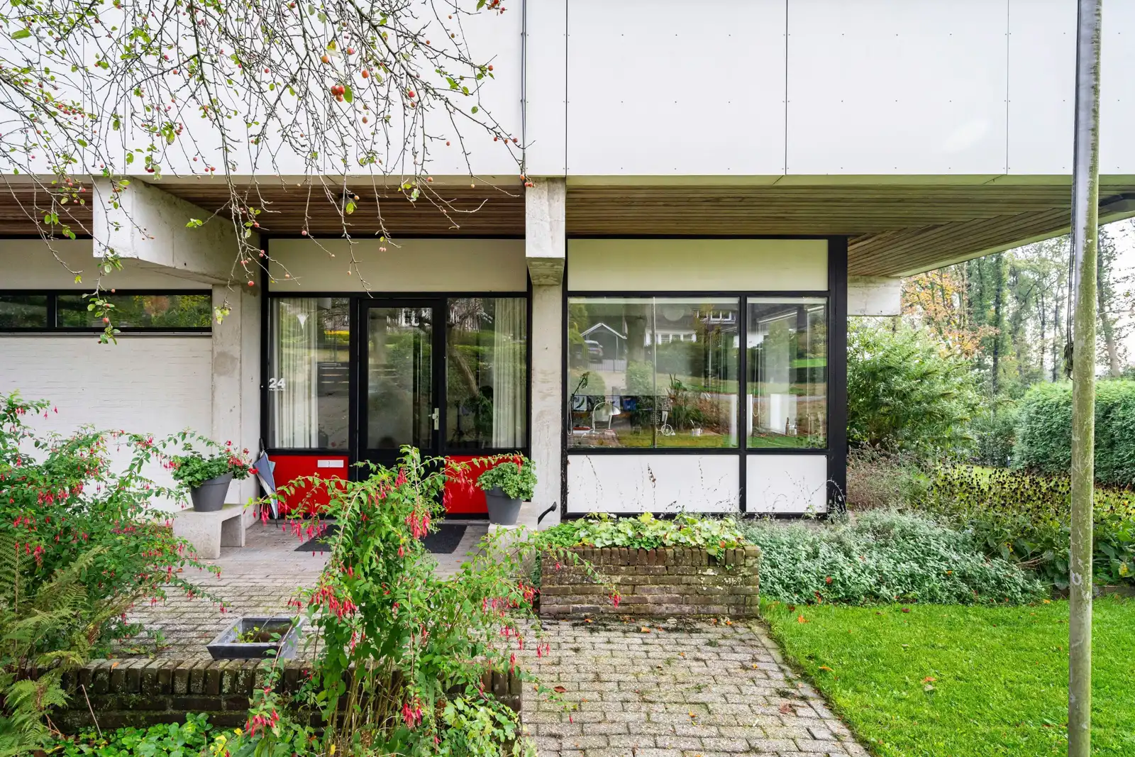 Villa Uilenstein, Leersum – terras onder de overstek