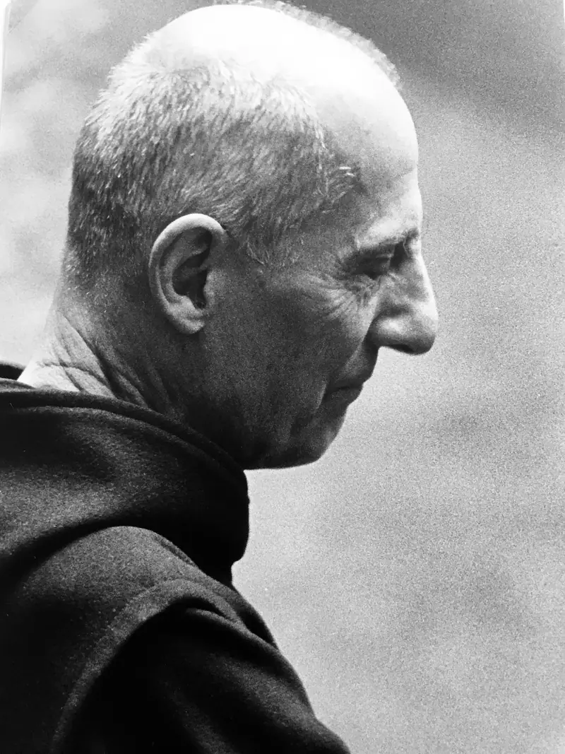 Portret van Dom Hans van der Laan, ca. 1978