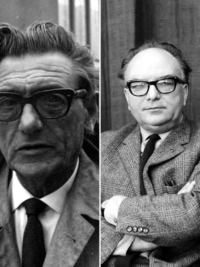 Portret van Jo van den Broek (1968) en Jaap Bakema (1966)
