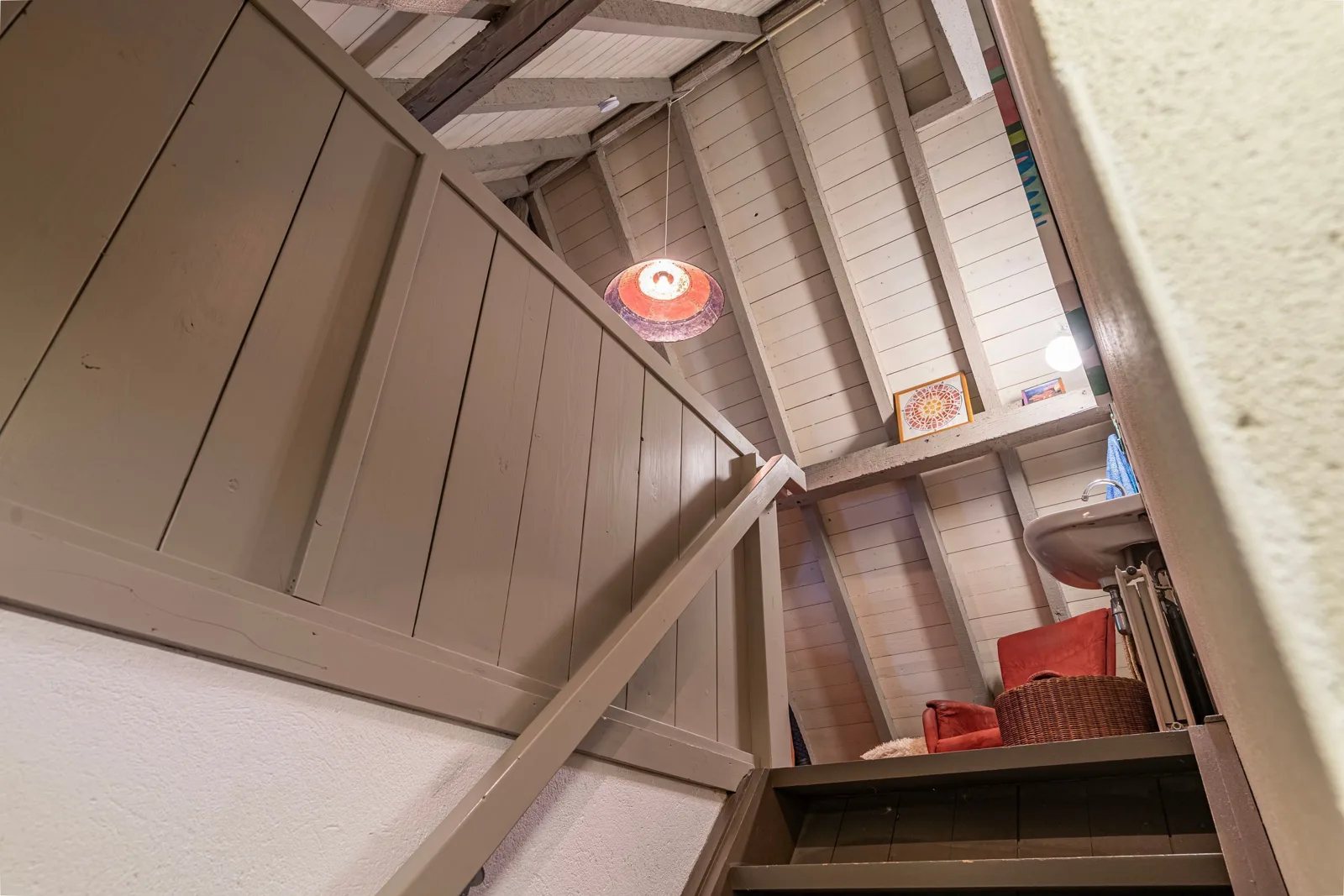 Stadshuis Maasdijk 40, Ravenstein – slaapkamer onder de spanten