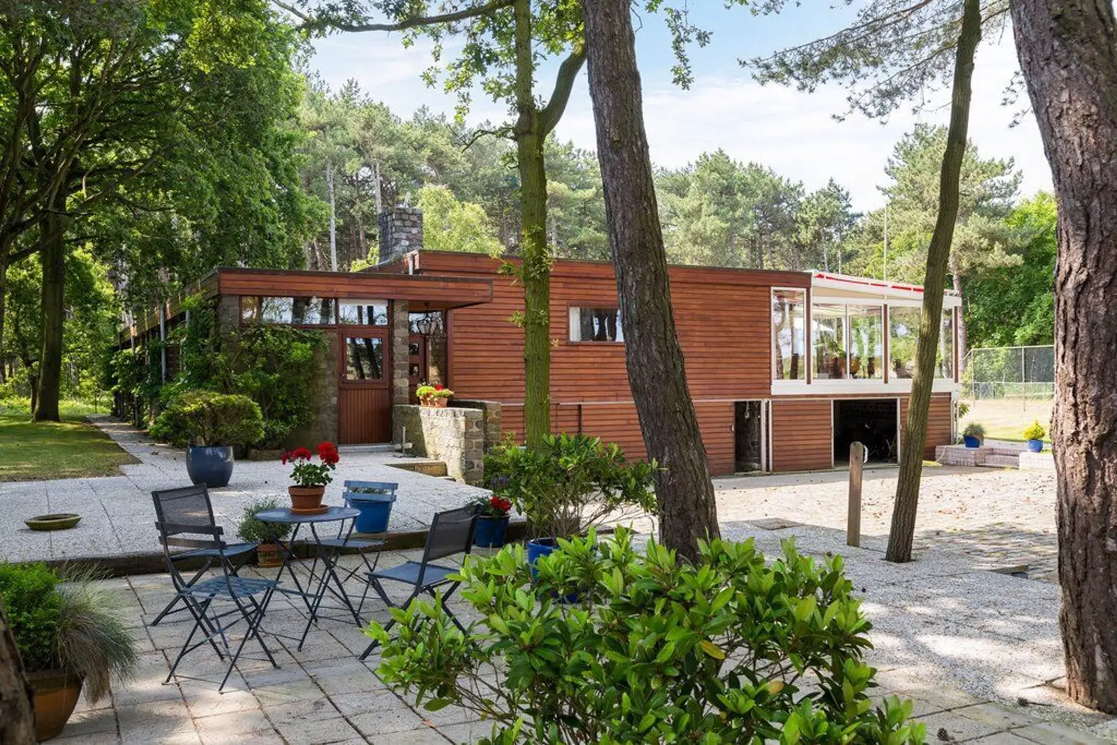 Landgoed Schouwse Hoeve, Renesse – de villa met terras