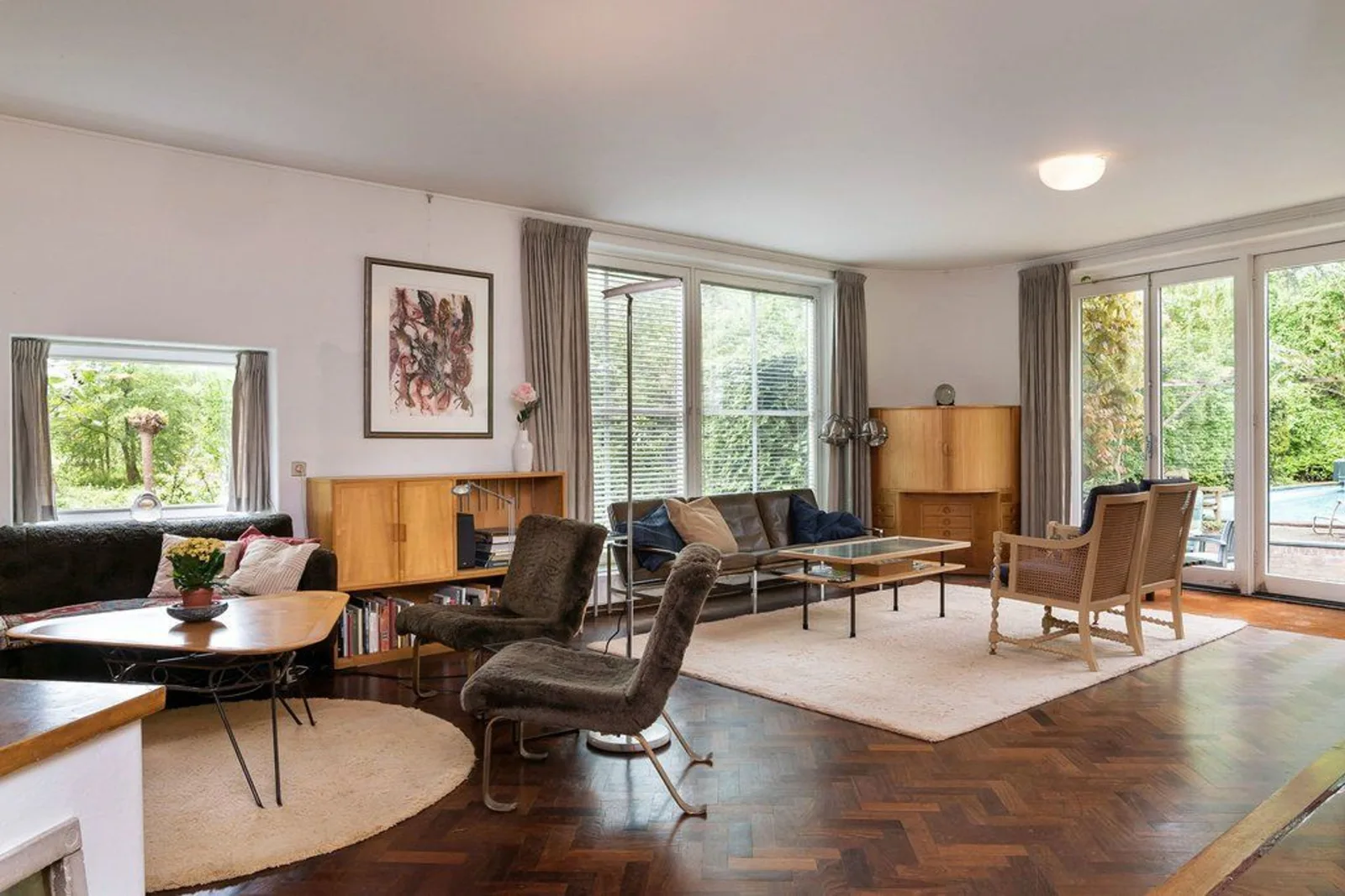 Villa ‘Voorbij de wegen’, Rhoon – woonkamer