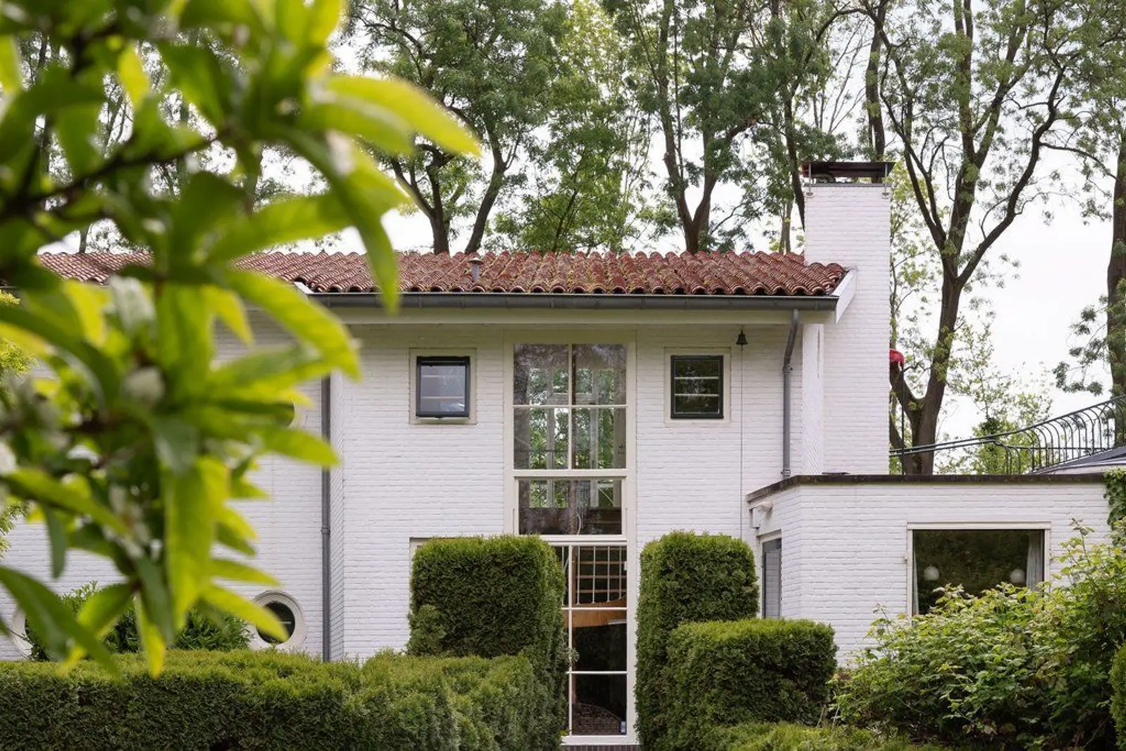 Villa ‘Voorbij de wegen’, Rhoon – voorgevel