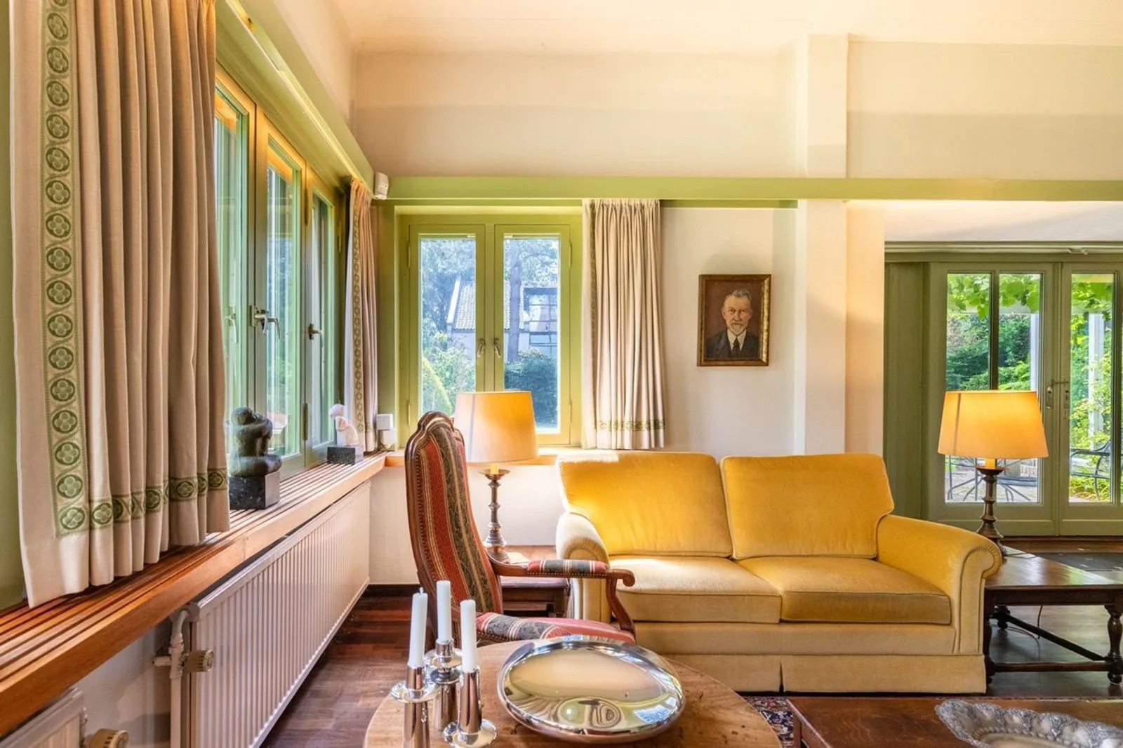 Villa De Kroft, Schoorl – woonkamer aan de tuin