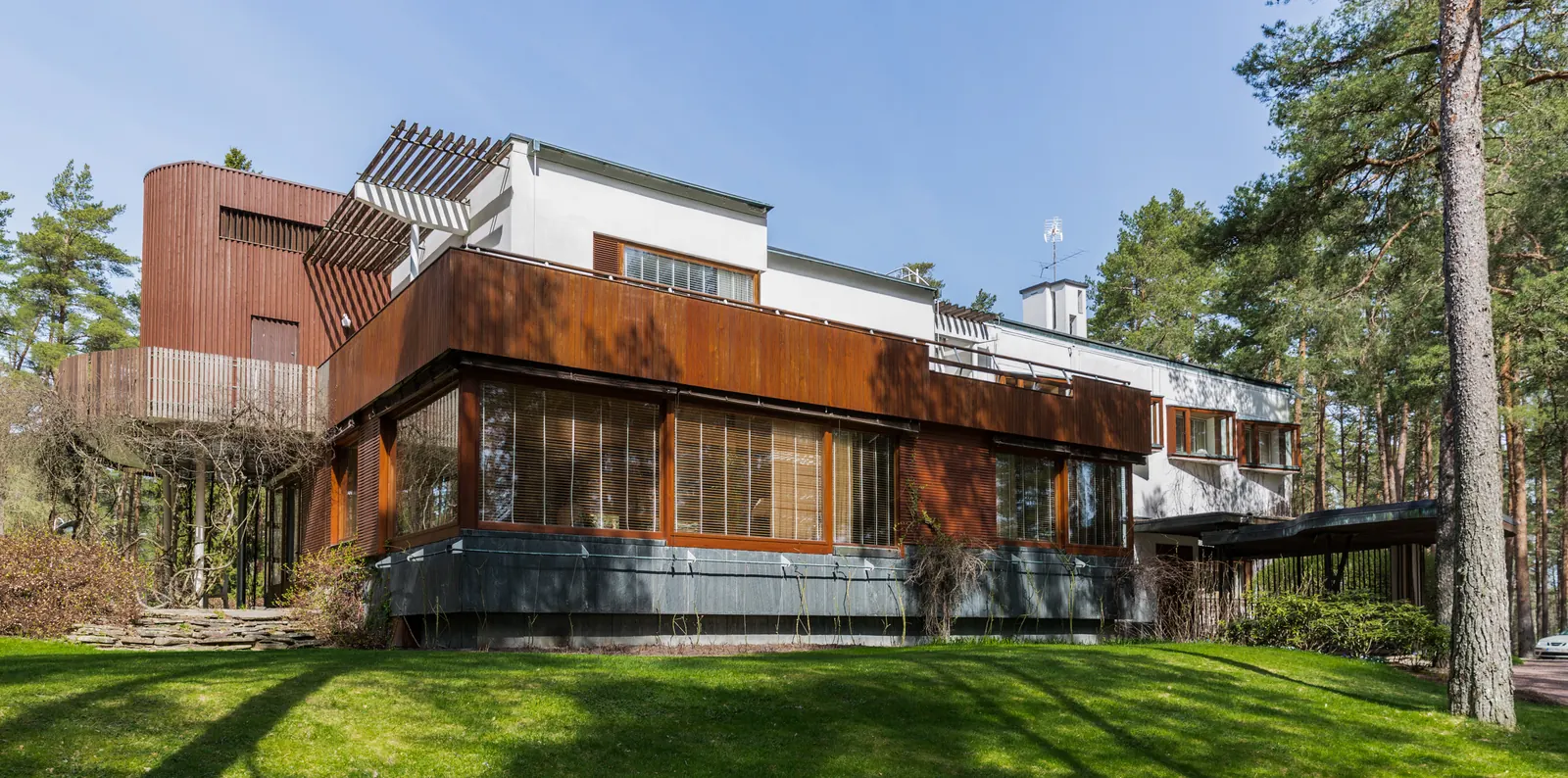 Villa Mairea, Noormarkku (1939), ontwerp Alvar Aalto