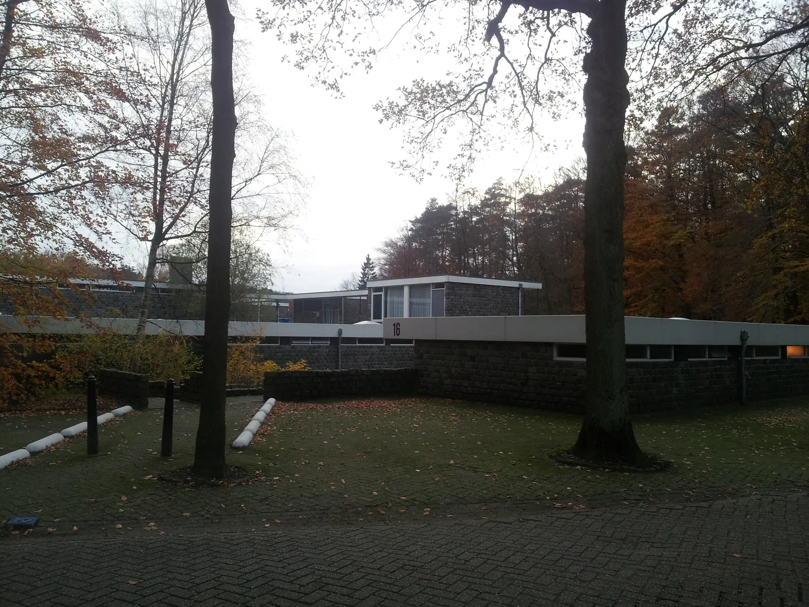 Patiowoningen, campus Universiteit Twente, Enschede (1963), ontwerp Herman Haan