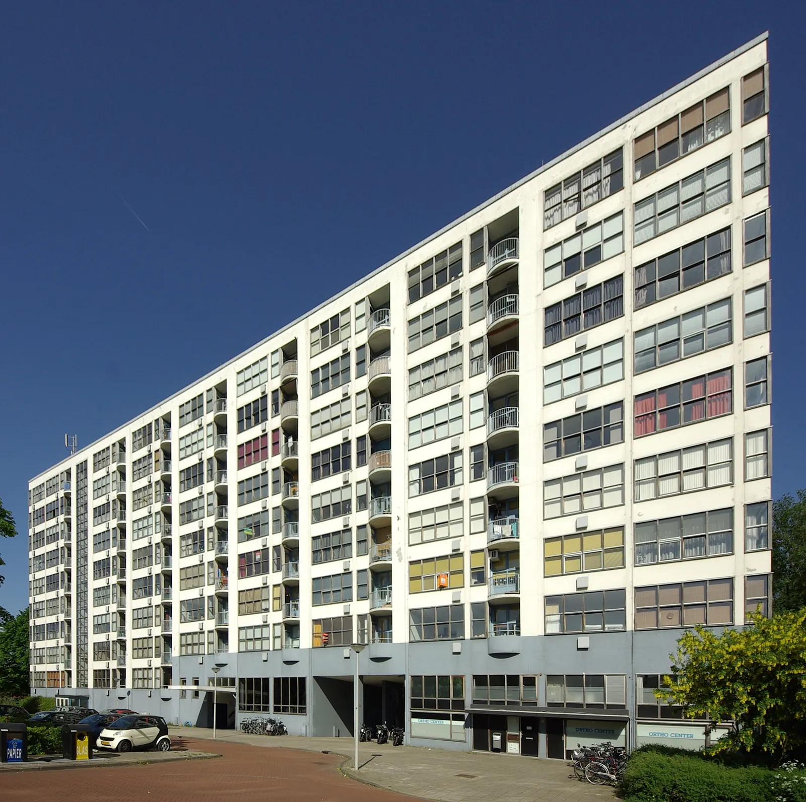 Westereindflat, Amsterdam (1956–1958), ontwerp Jan Rietveld