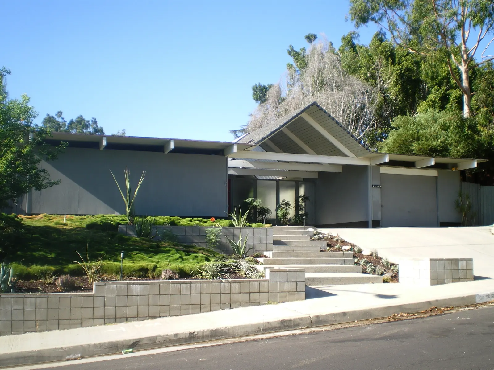 Eichler-huis (Foster Residence), Granada Hills, Los Angeles, ontwerp Joseph Eichler