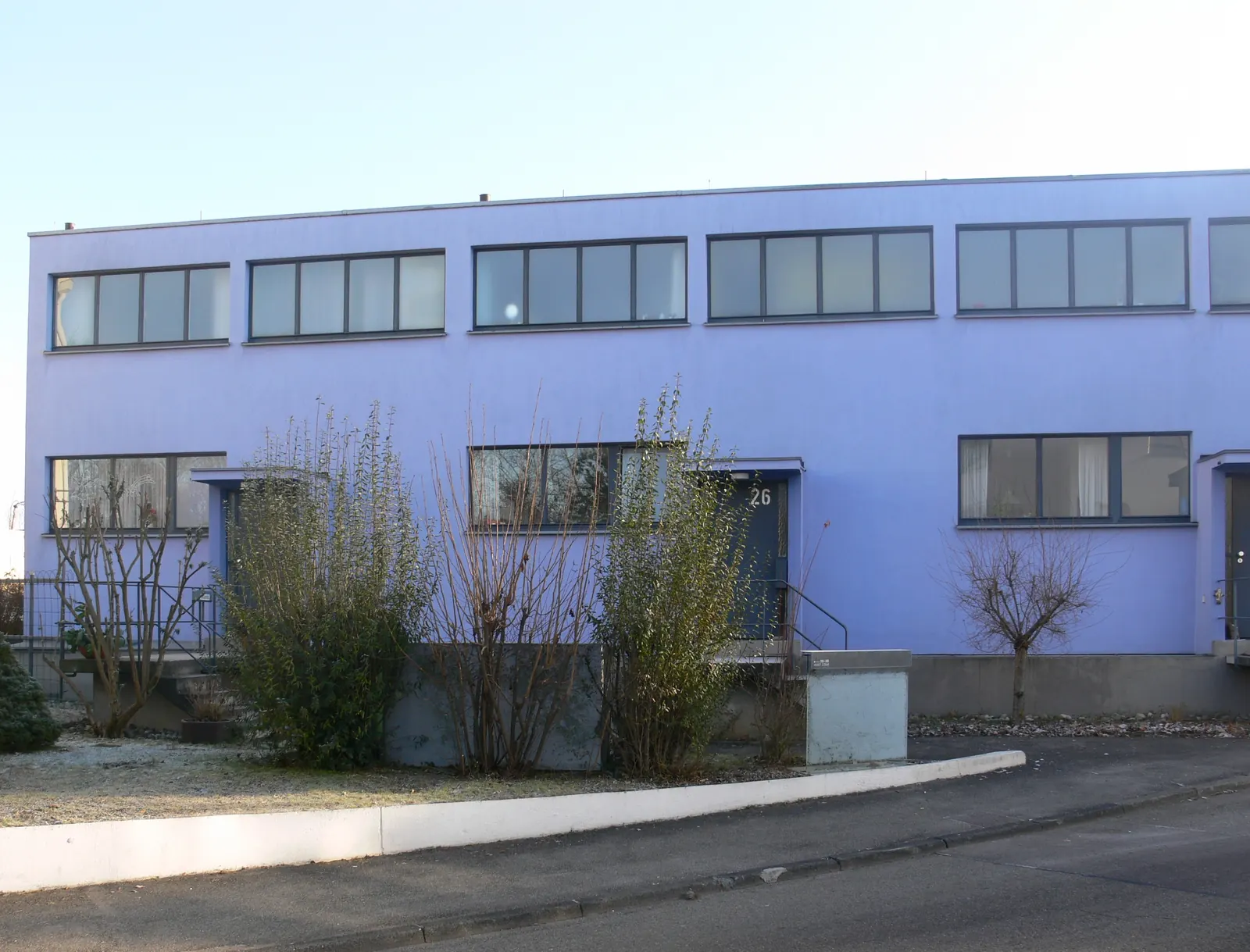 Woningen Weissenhofsiedlung, Stuttgart (1927), ontwerp Mart Stam