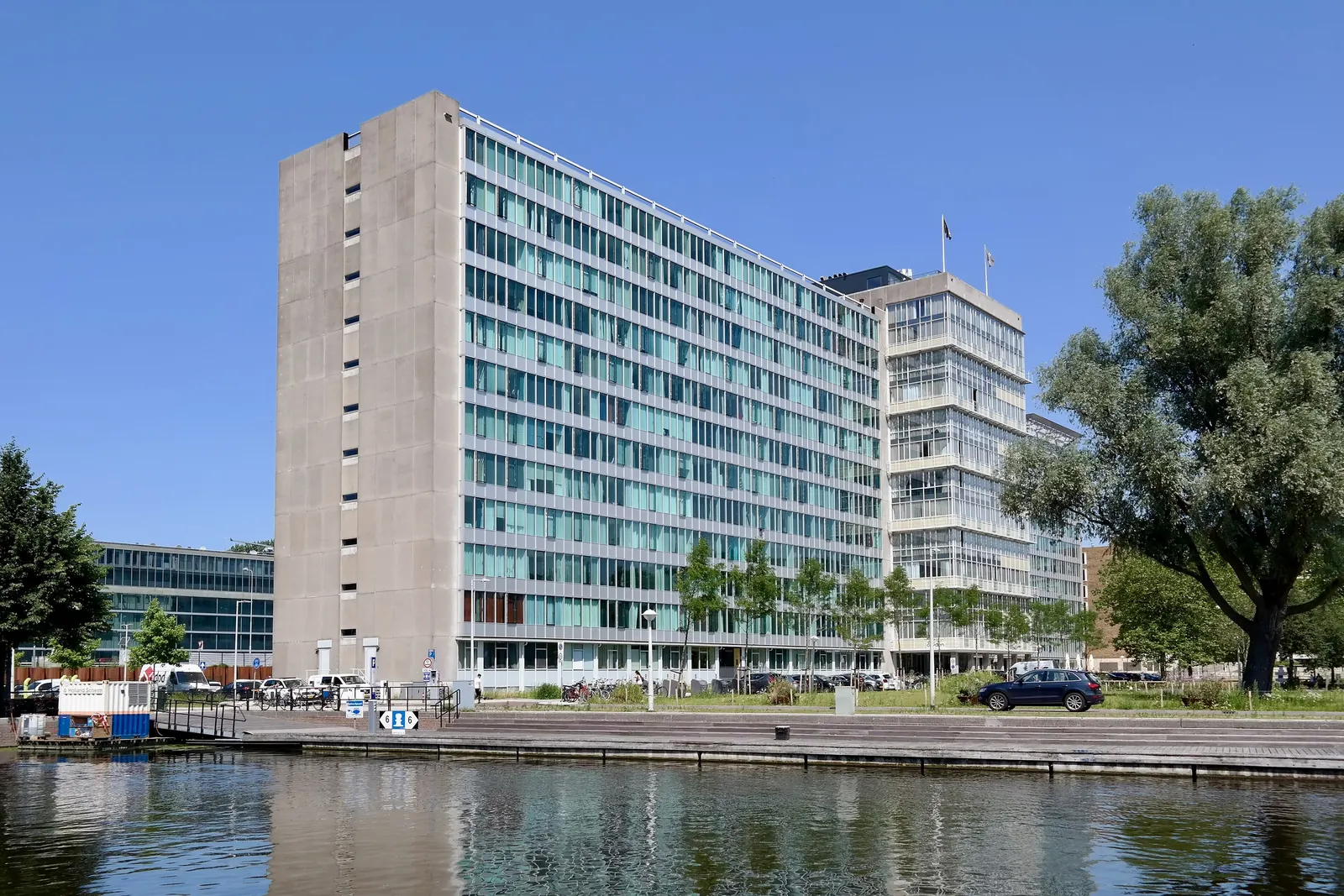 Kantoorgebouw GAK, Bos en Lommer, Amsterdam (1957–1960), ontwerp Merkelbach en Elling